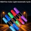 LED Flashing Car Anti-collision Warning Light Solar Powered Motorcycle Decorative Lamp  Car Door