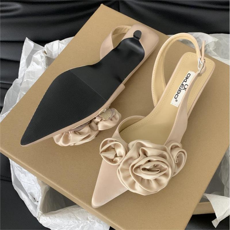 Women's Pumps Elegant Womens Shoes Pointed Toe Party Shoes Summer Comfortable Women Sandals Luxury Sandalias De Mujer
