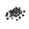 20Pc 6N-4 Strain Relief Bushing Sjt 18Awg T=0.5~1.6Mm Nylon 66 Black