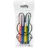 BSS Miffy Gel Ballpoint Sarasa Nano EB327D Pen, 4-Color Set, 0.3mm, Basic,