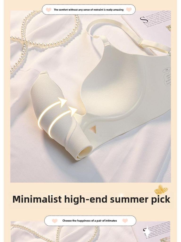 Бесшовный бюстгальтер U-образной формы с перекрестными бретелями на спине для маленькой груди 2023 года — утягивающий, стильный и поддерживающий