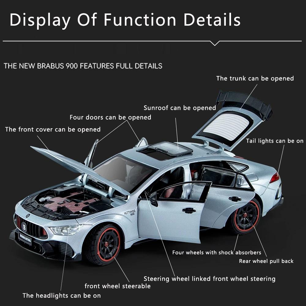 1/24 масштаб Benz G900, литая под давлением модель автомобиля, игрушечный автомобиль с откатным механизмом, звуком и светом для детей, коллекция подарков для мальчиков и девочек