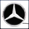 AABGS1 Front Grille LED Star Emblem Light Badge For Mercedes Benz GLC GLE GLS-Class 2016-2019