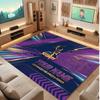 Melbourne Storm Personalized Crystal Velvet Carpet, Customized Name Text Soft Anti‑Slip Rug for Living Room Bedroom