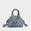 Boston Handbag Women's Small Spring Fashion Niche Denim Blue Design Feel Winter Crossbody Bag