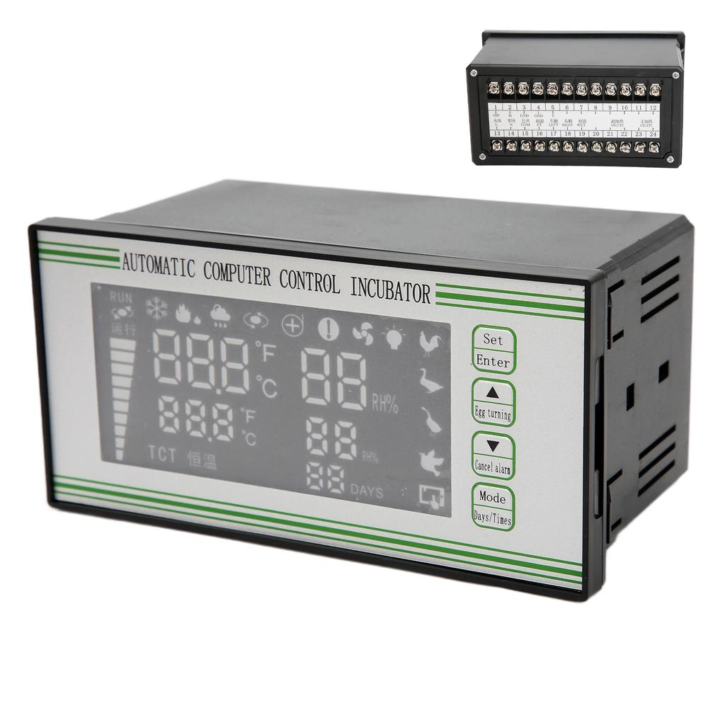 Контроллер температуры инкубатора для яиц Машина для инкубатора для яиц с датчиком температуры и влажности