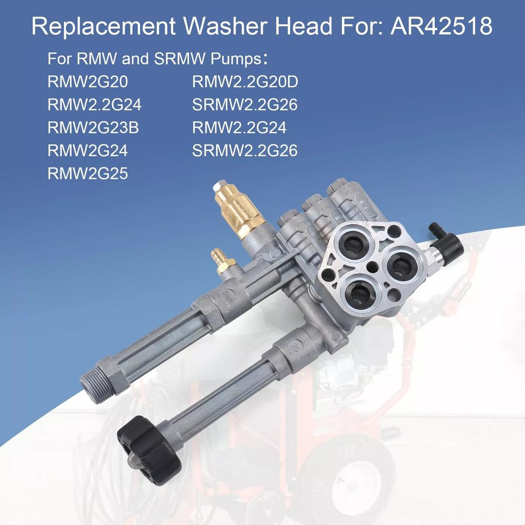 Replacement Pump Head Assembly for RMW2G20 RMW2.2G24 SRMW2.2G26 Models For Troy Bilt Part AR42518 AR43061 Bolt-On Assy