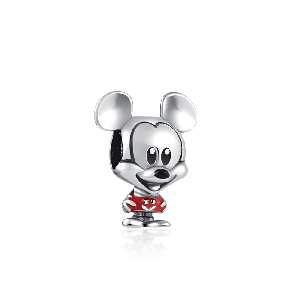 Горячая Распродажа MINISO Disney 925 Серебряные Животные Мобилизация Шармы Бусины Горячие Оригинальные Браслет Брелоки DIY Украшения Женщины