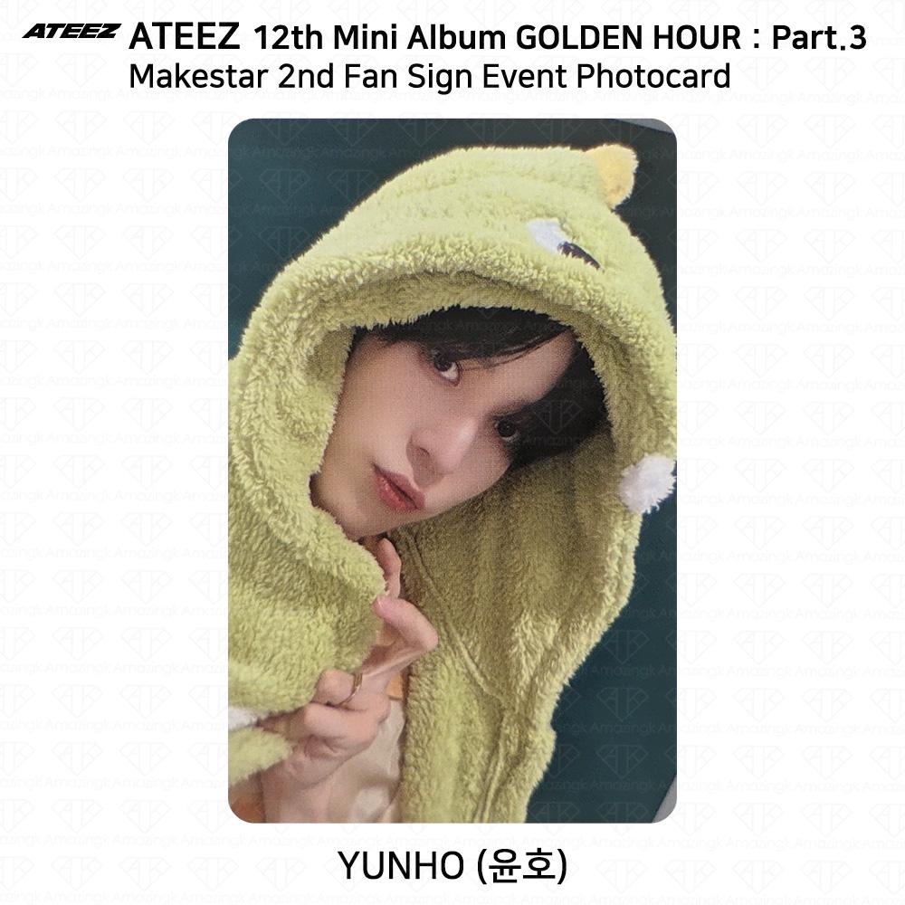ATEEZ 12th Mini Golden Hour Part.3 Makestar 2nd Fan Sign Event Photocard