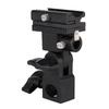 Photo Flash Adapter Hot Shoe Swivel Mount Light Stand Bracket B Umbrella Holder Photography