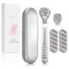 Removes Hard Calluses for Smooth Bare Callus Heel Sole Heel Includes Dedicated Case and 10 Replacement Feet. Remover, Scraper, Remover, Care. Blades.