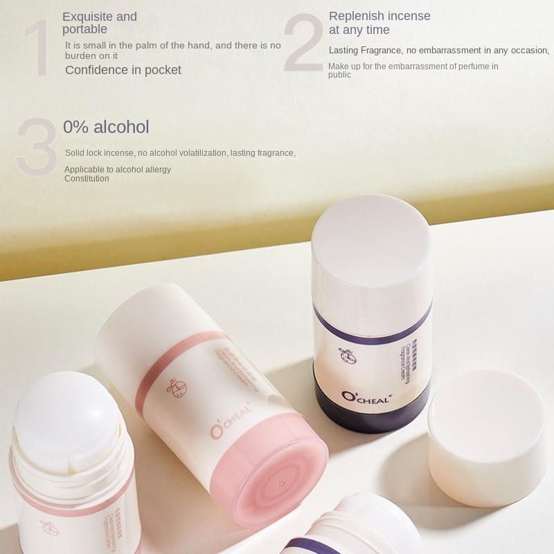 O'CHEAL Освежающий дезодорант, стойкий свежий легкий аромат, чтобы оставаться натуральным, твердый бальзам-карандаш, портативный для мужчин и женщин
