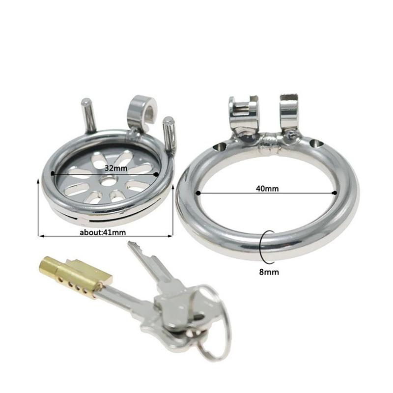 Stainless Steel Male Chastity Device Cock Cage BDSM Chastity Cage Max55mm Cock Ring Chasitty Case 18+ caged men Sex Toys.