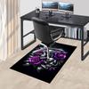 1pc skull purple Carpet, Office Rug Outdoor Mat Home Decor Area Carpet Festival