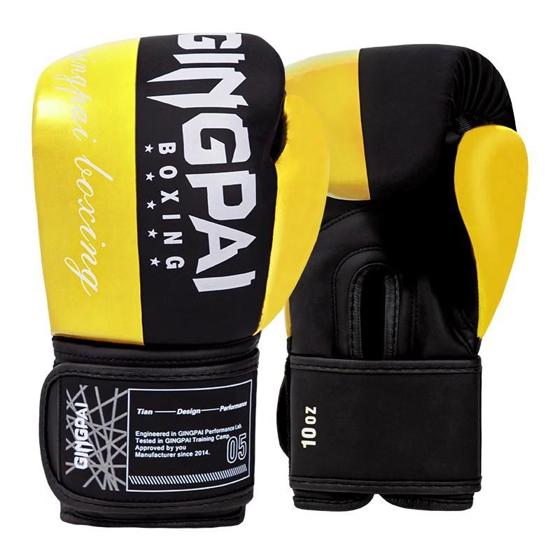 Adult Boxing Gloves Muay Thai Kickboxing Sandbag Training Unisex PU Leather Punching Mitts 4oz-12oz