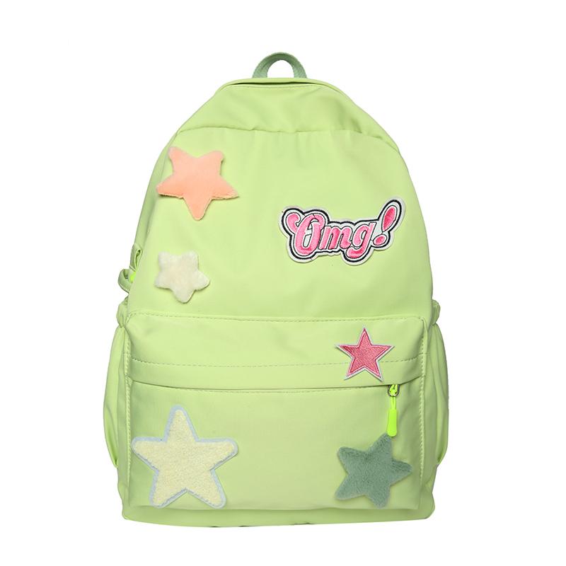 Школьный рюкзак Stars Junior High School Senior High School Backpack Women backpack MIT