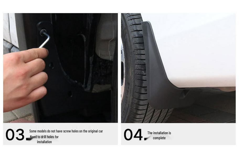 Брызговики для Mitsubishi Outlander 2015-2019