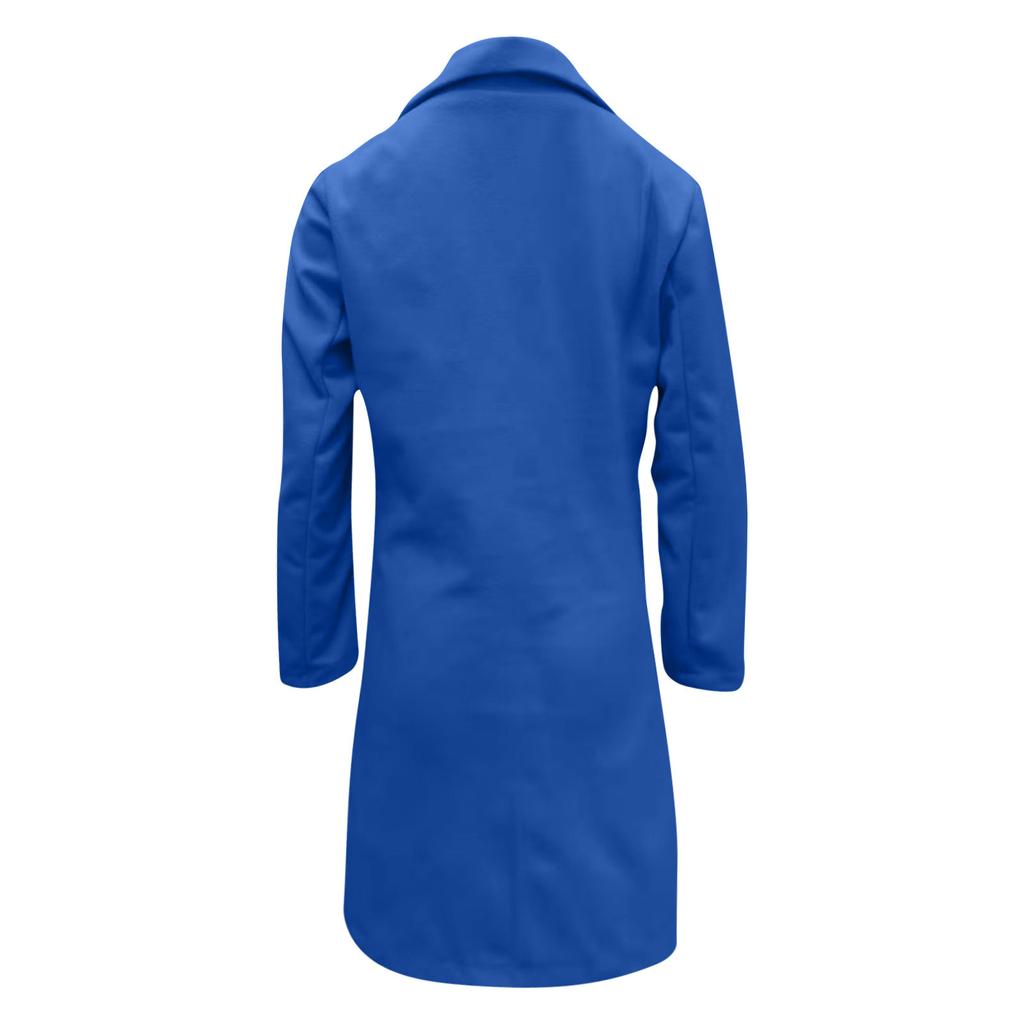 Женское элегантное смешанное пальто из искусственной шерсти, тонкое длинное пальто, верхняя одежда, куртка