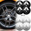 4pcs New Car Wheel Center Hub Cap Rim Cover Emblem Sticker For Renault Megane 2 3 Twingo Clio Talisman Captur Car Accessories