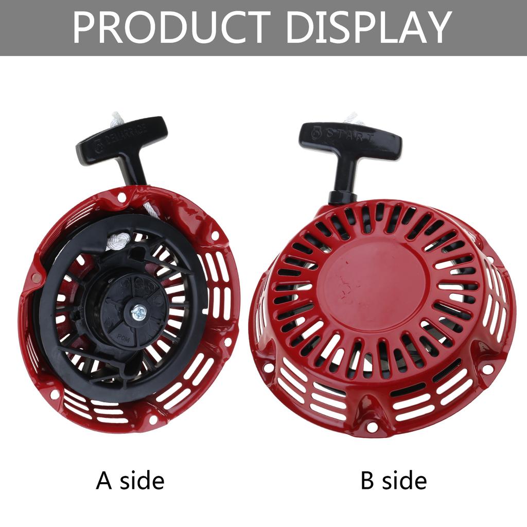 Модернизированный ручной стартер с пусковой чашкой GX120 GX160 GX200 Ручной стартер Двигатель 4/5,5/6,5 л.с. Мотор Замена Легкая установка