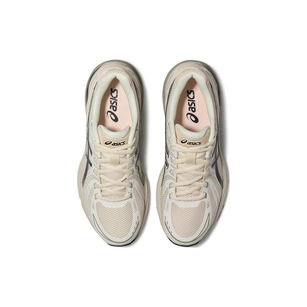 Asics Gel-Flux Удобная ткань Синтетическая кожа Прочные Дышащие Низкие Повседневные Кроссовки для бега Женские кроссовки Серый Черный 1012B632-020