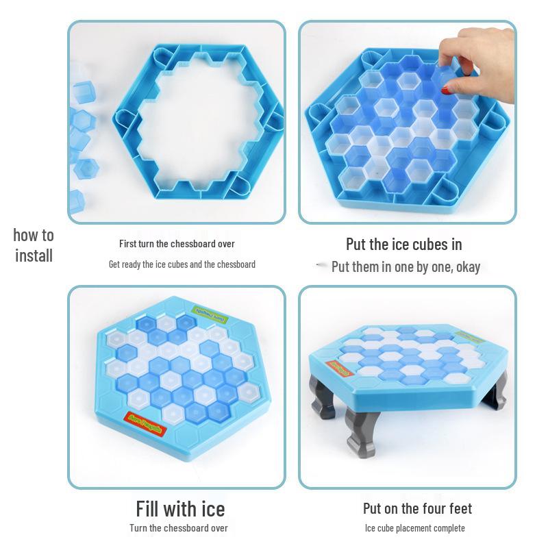 Penguin Rescue Game: Interactive Parent-Child Educational Ice Breaker Toy