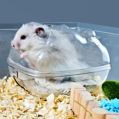 Ванночка для хомяка Yousheng Прозрачная Мультяшная PS Маленькое Животное Песочная Ванна Туалет Товары для Питомцев