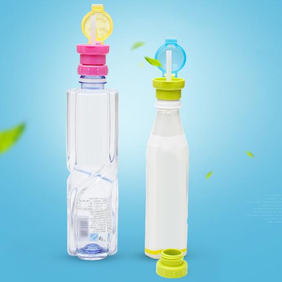 Насадка для соломенной крышки Yousheng, портативная насадка для питья, защита от удушья, защита от разлива с адаптером, детская крышка для бутылки с водой для путешествий, обычные бутылки-трансформеры