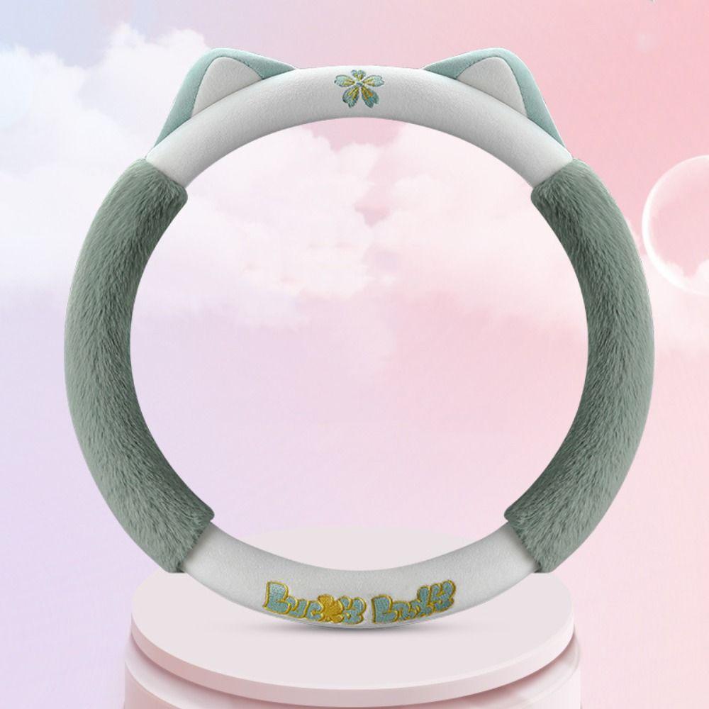 Cute Cat Steering Wheel Sleeve Steering Wheel Protector Cat Steering Wheel Cover Car Handle Cover