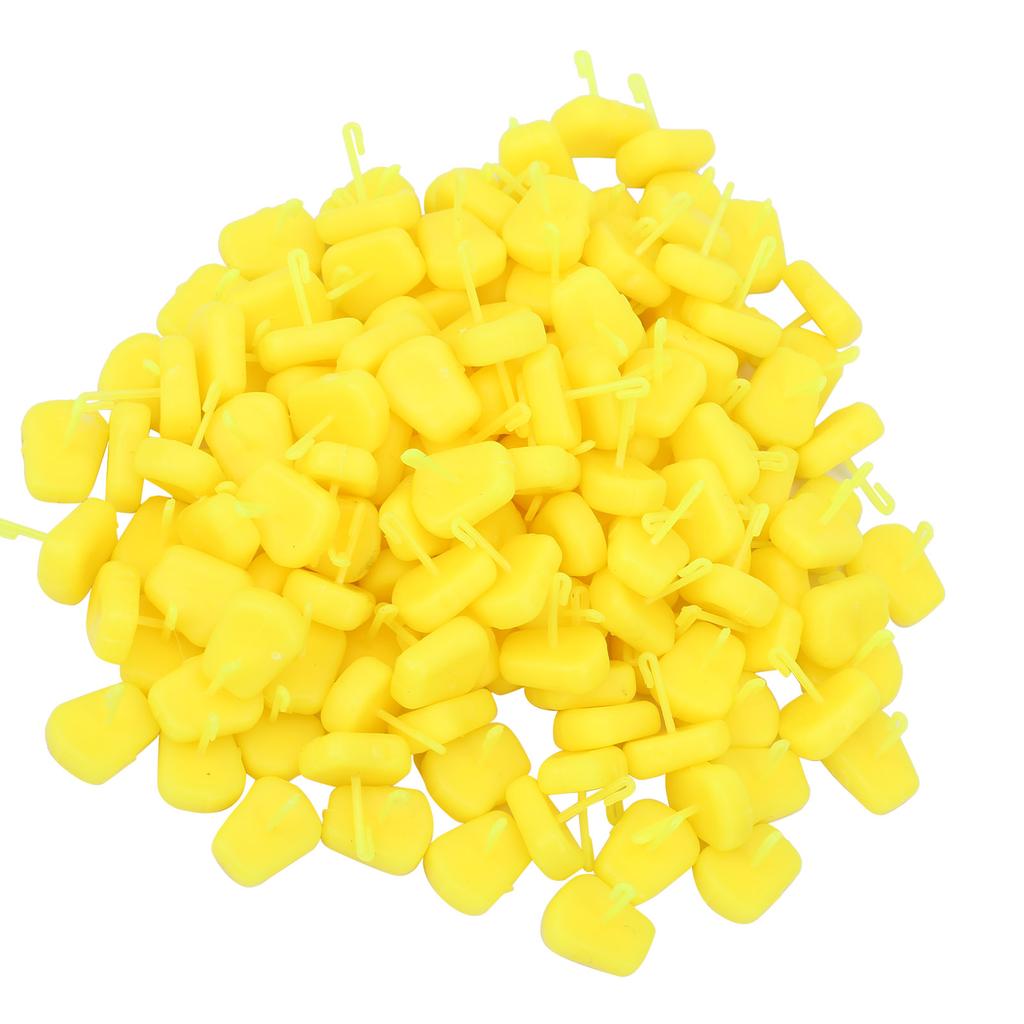 150 Pcs Set 4 Colored Fishing Floating Corn Soft Artificial Bait Simulation Corn GrainYellow