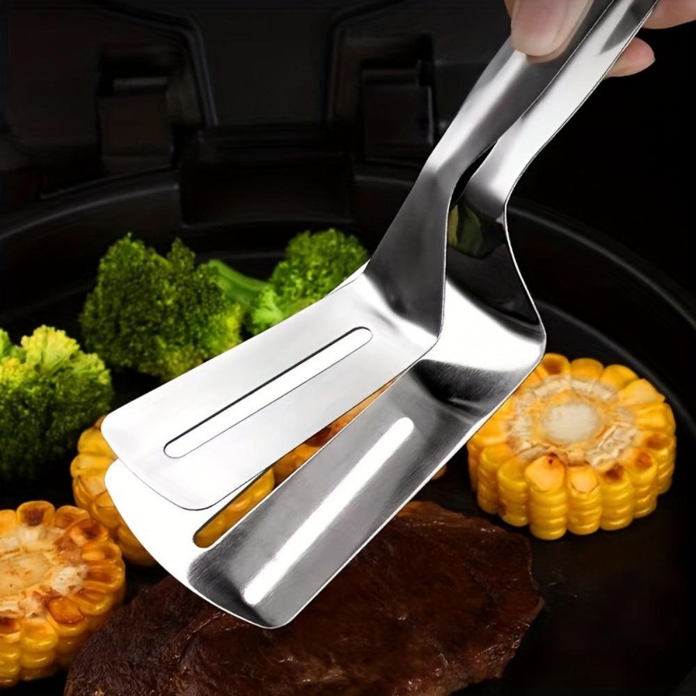 1 шт., зажимы для стейков, сервировочные щипцы, щипцы для еды, щипцы для барбекю, щипцы для приготовления пищи из нержавеющей стали, щипцы для стейков, щипцы для салата, щипцы для десерта для шведского стола