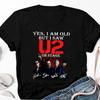 Я видел U2 на сцене Футболка с автографом The Joshua Tree Футболка группы U2 Achtung Baby T