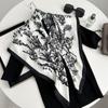 Decorative Simple Texture Silk Scarf Women'S New Style Spring And Autumn Summer Fashion Versatile Headscarf Work Scarf