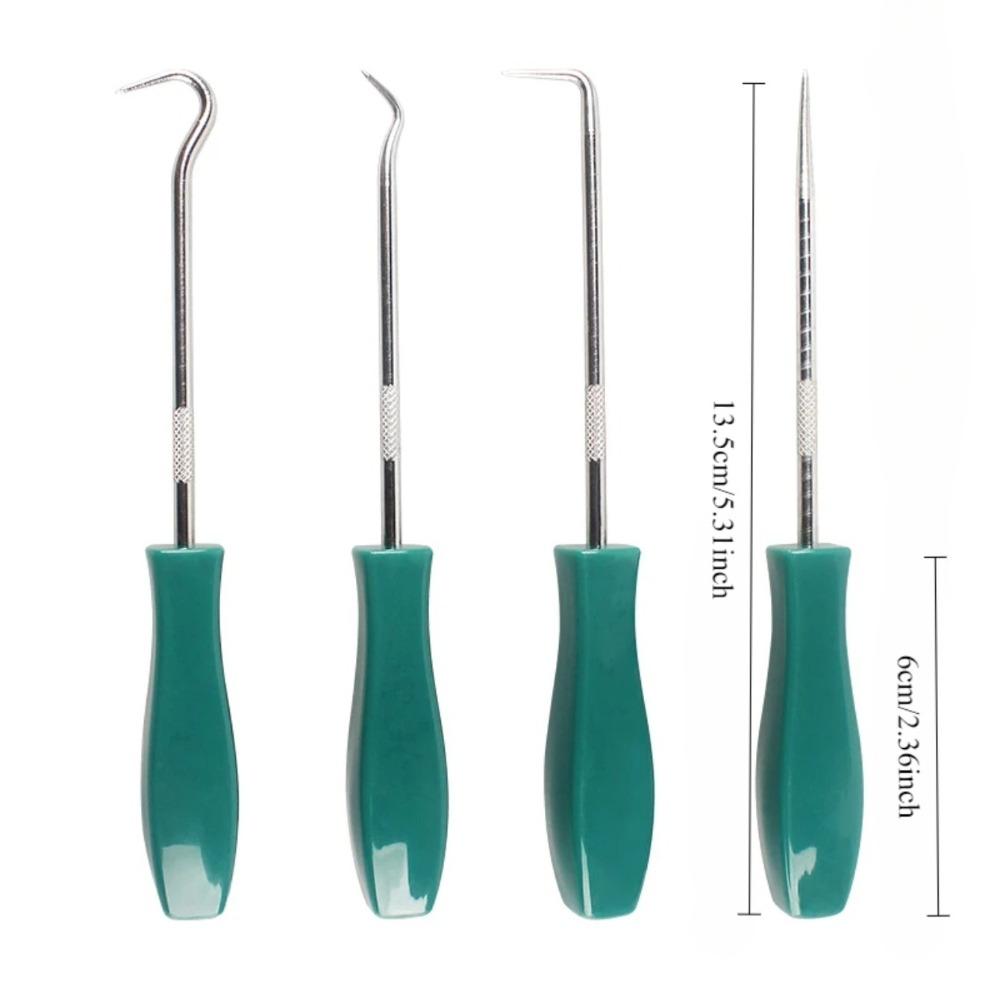 Новый набор из 4 шт./компл. Автомобильный Авто Транспорт Средство Сальник Отвертки Набор Уплотнительное Кольцо Сальник Съемник Крючки Инструменты для Ремонта Автомобиля