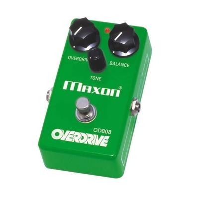 Гитарная педаль перегруза Maxon OD808 Зеленая