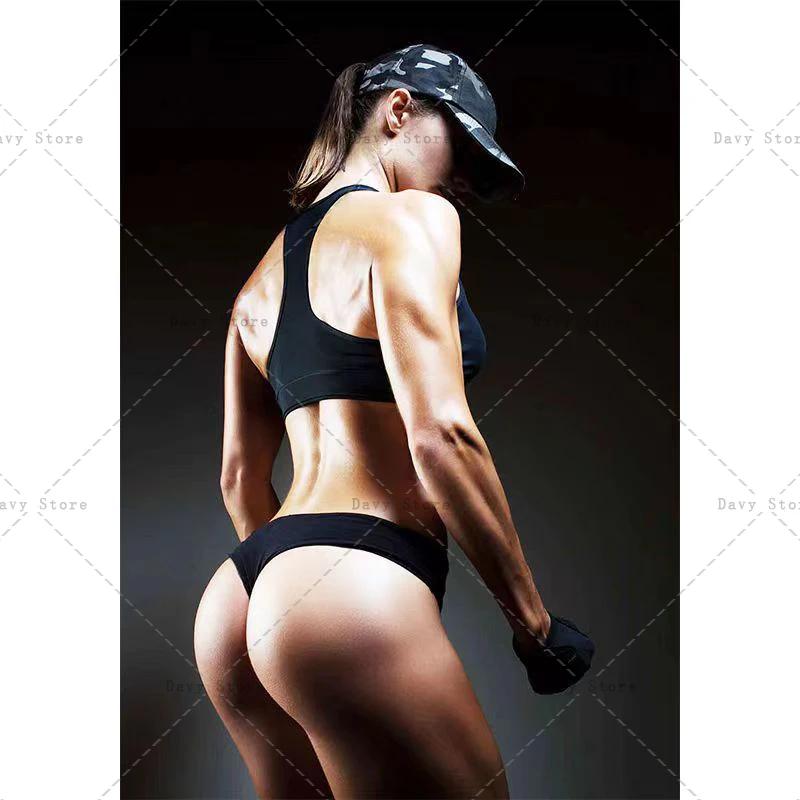 Сексуальная фитнес-красота, похудение, вдохновляющий принт для упражнений, холст, постер для украшения гостиной, домашняя настенная картина