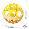 Мягкая резиновая погремушка и мячик для прорезывания зубов для детей от 0 до 12 месяцев