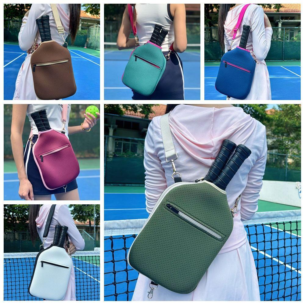 Zipper Closure Pickleball Paddle Cover Waterproof Pickleball Racket Bag Unisex