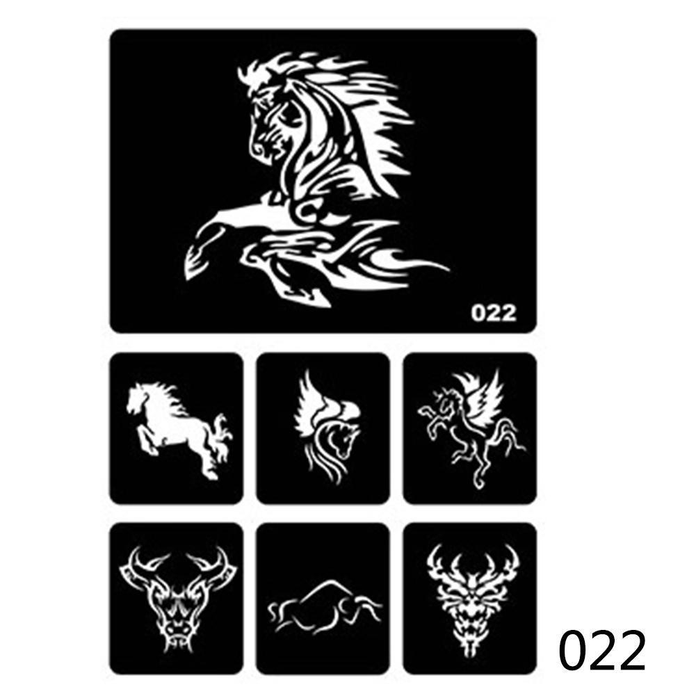 Drawing Temporary Girl Hand Art Paste New Body Stencil Template Hollow Henna Tattoo 40 Style