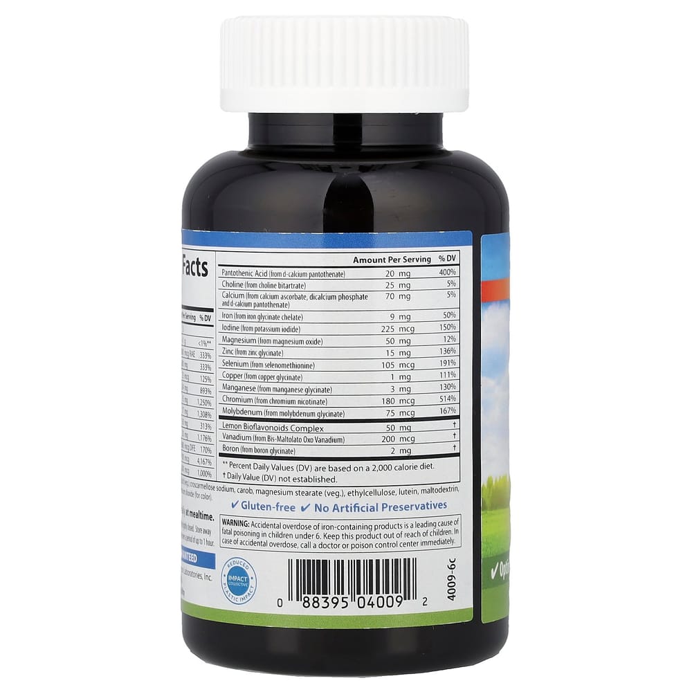 Carlson Labs Super One Daily Vegetarian Tablets, 60 Count