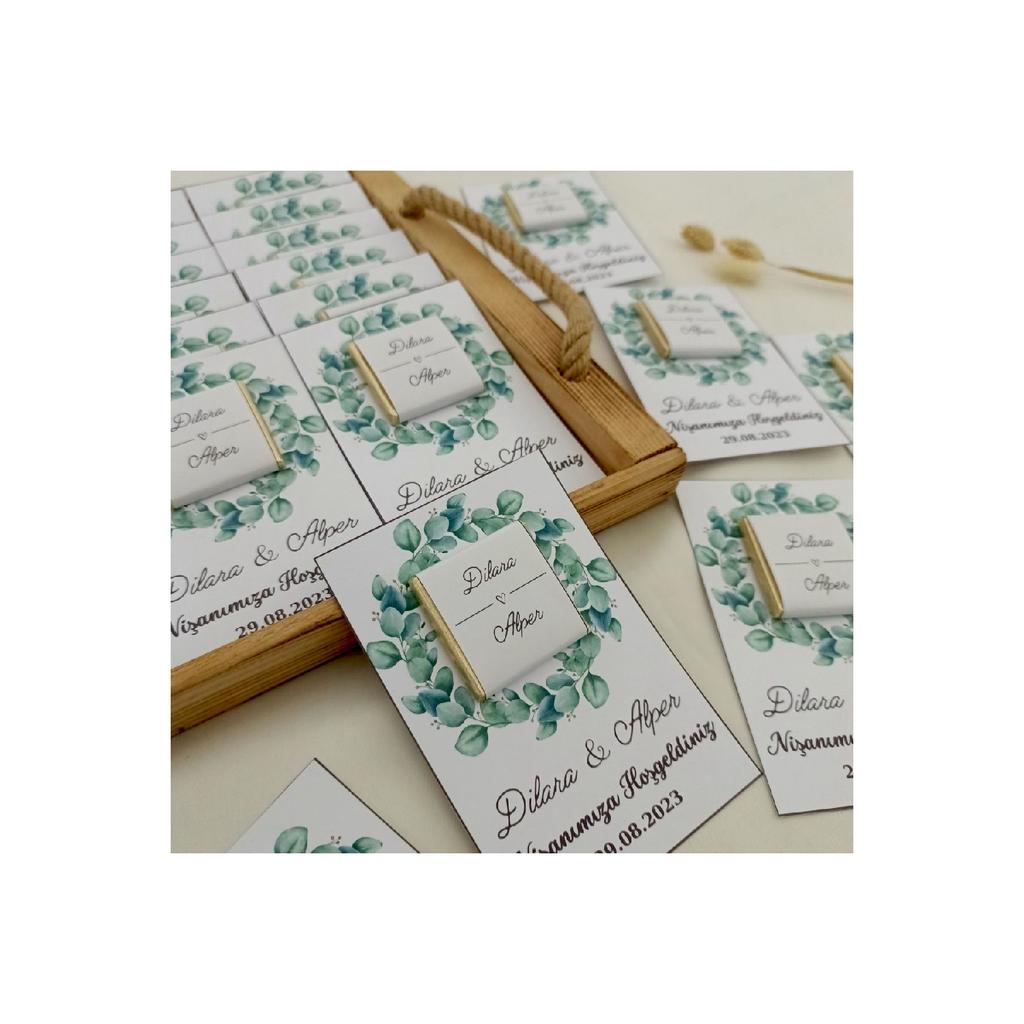 Персонализированный шоколад для помолвки, шоколад Promise, свадебные конфеты, подарок из хны, 50 шт.