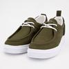 US POLO Men's Military Green Bayard Boat Sneakers