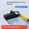 Телескопическая автомобильная лопата для снега, щетка и скребок для льда 3 в 1.