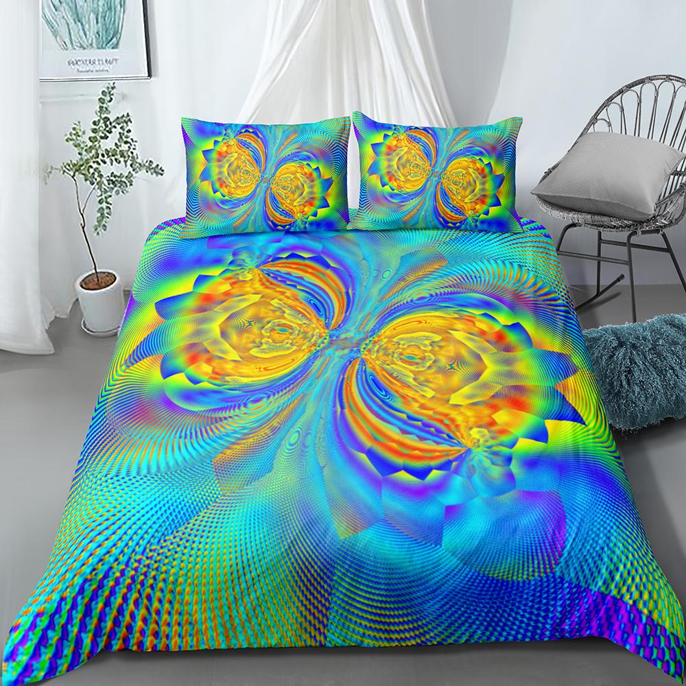 Abstract Duvet Cover King/Queen Size Modern Gothic Simple Strokes Face Bedding Set Abstraction Art 2/3PCS Polyester Quilt Cover