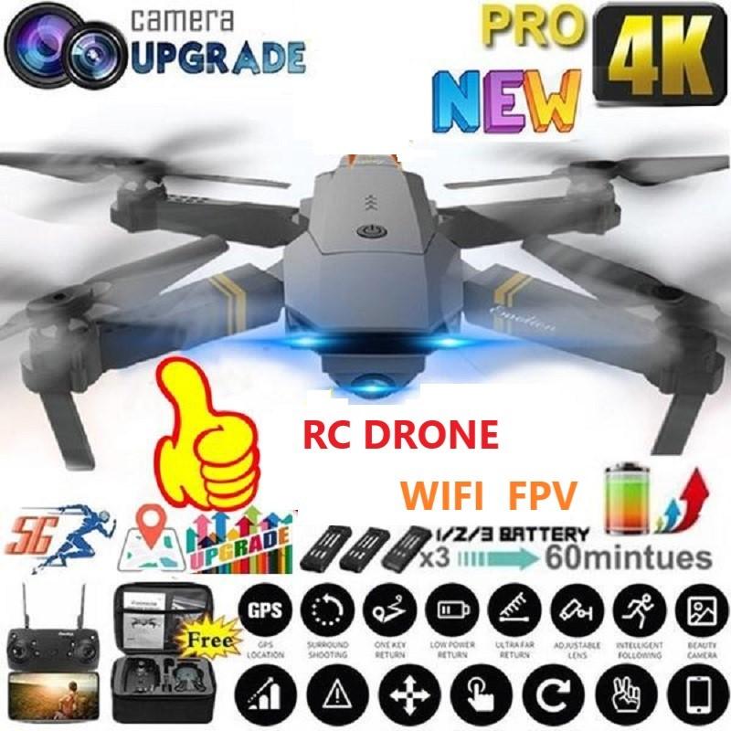 2025 Новый E58 RC Drone Professional 4K/1080P Wifi Широкоугольная камера Аэрофотосъемка Самолет Вертолет 360° Quadcopter Складная игрушка Подарок