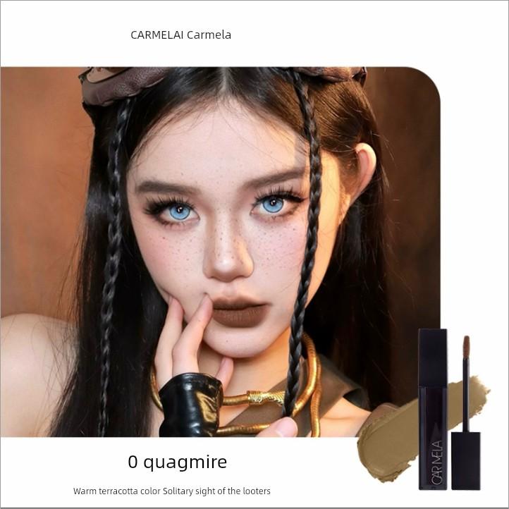 Carmela Lipstick 04 Velvet Matte Bean Paste Color Lip Mud for Women Matte Lip Glaze Carmela Makeup Artist's Special Use