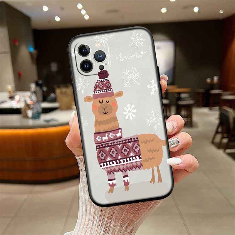 NH5 Alpaca New High-End Shell Phone Case for iPhone SE X XS XR 16E 17 11 Pro Max 8 7 6 6s Plus Air