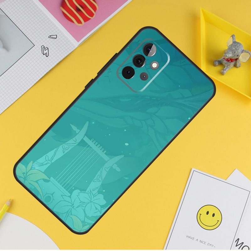 Чехол Genshin Impact Venti для Samsung Galaxy A36 A16 A56 A06 A54 A34 A14 A13 A53 A12 A22 A32 A52 A35 A17 A15 A55