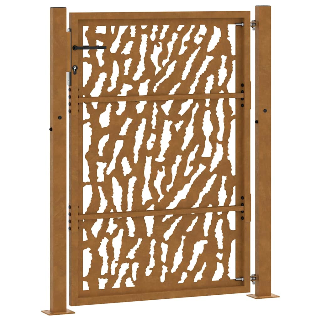Garden Gate 100 x 125 cm Weathering Steel Trace Design