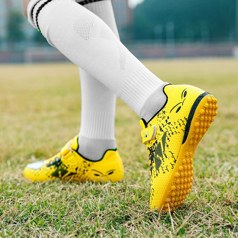 Kid's Football Boots Magic Stick Rubber Soft Bottom  Outdoor Training Football Shoes For Boys